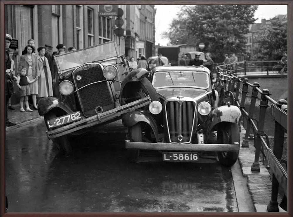 Botsing op de Oudegracht - 1951