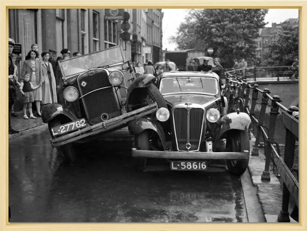 Botsing op de Oudegracht - 1951