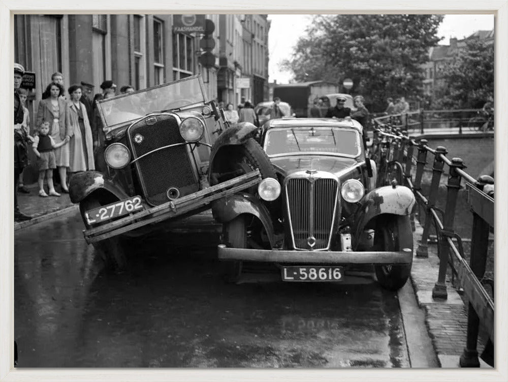 Botsing op de Oudegracht - 1951