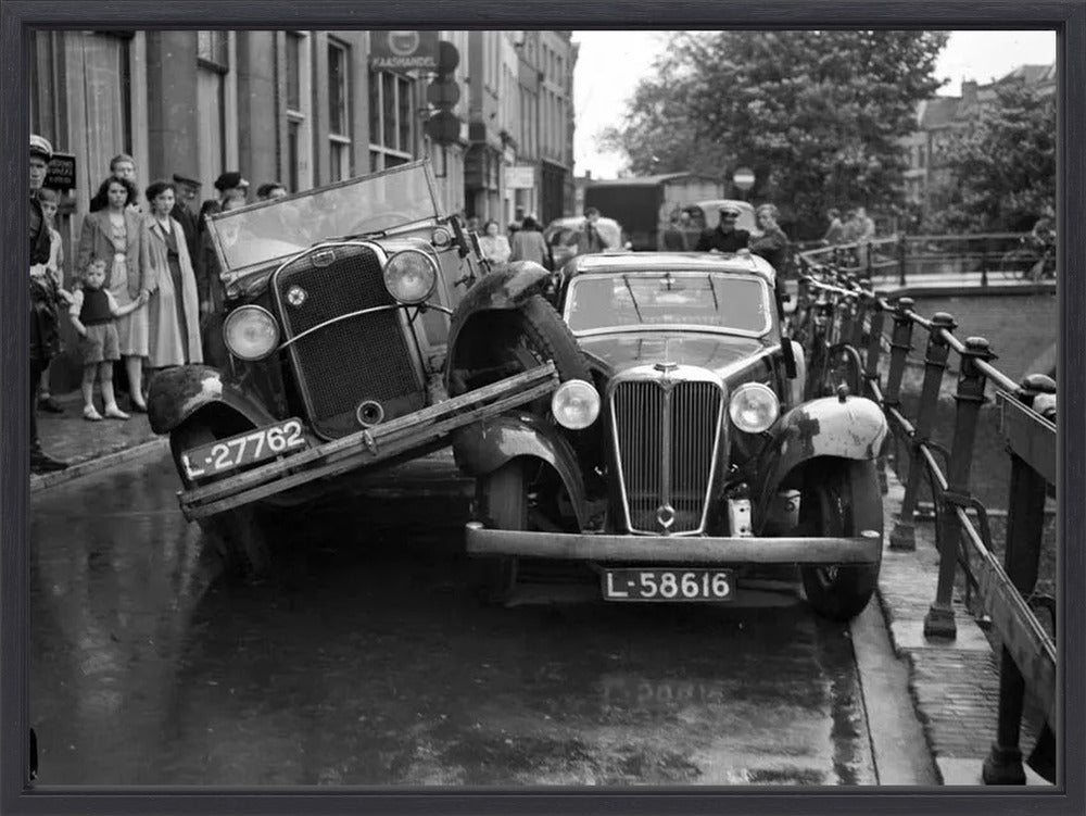 Botsing op de Oudegracht - 1951