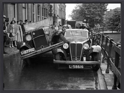 Botsing op de Oudegracht - 1951
