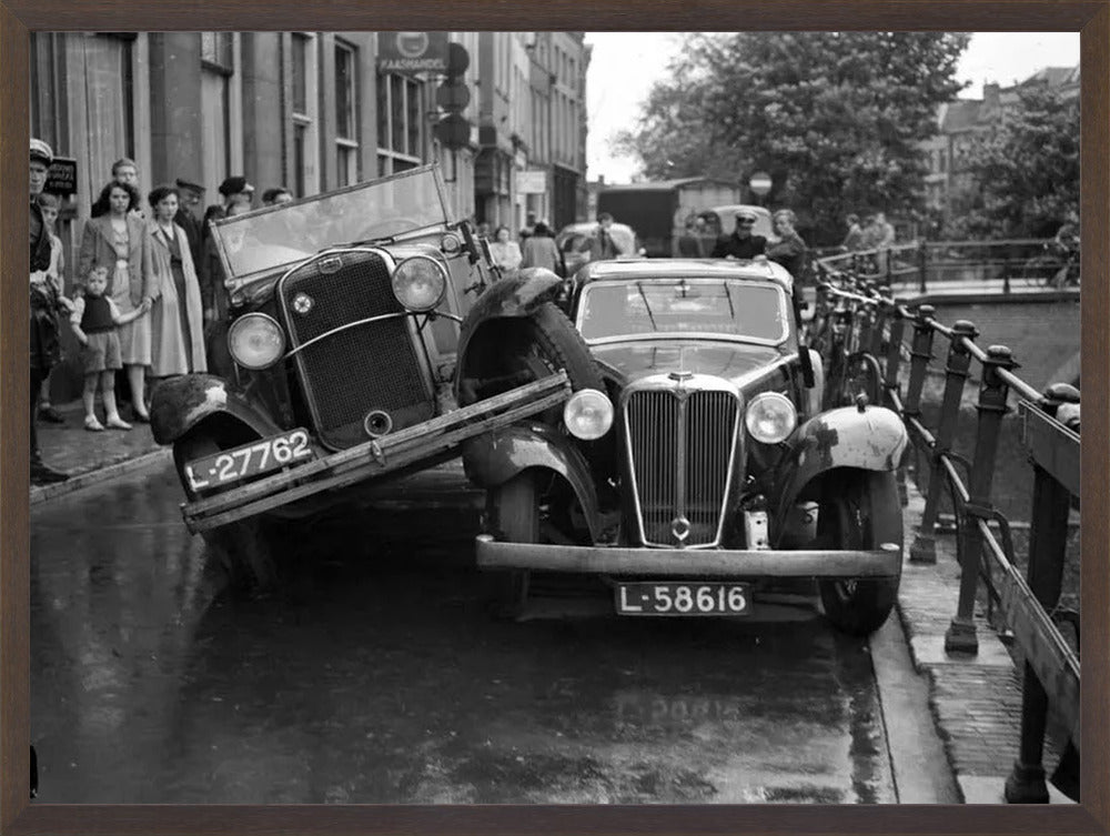 Botsing op de Oudegracht - 1951