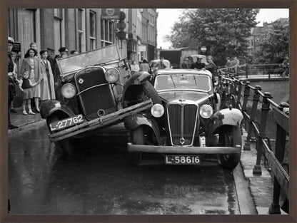 Botsing op de Oudegracht - 1951