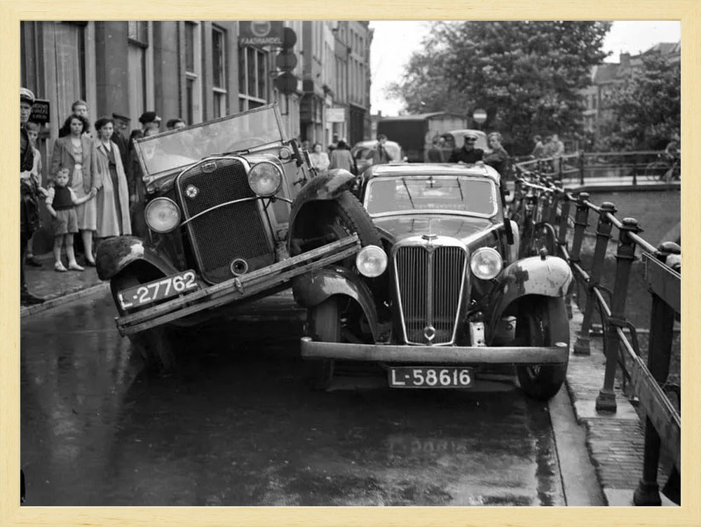 Botsing op de Oudegracht - 1951