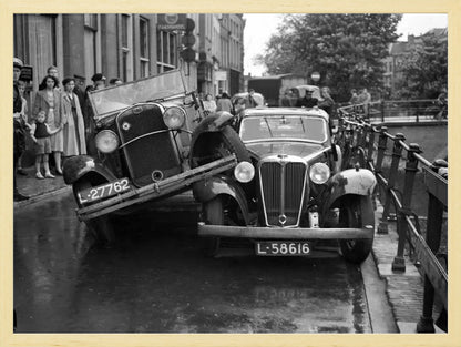 Botsing op de Oudegracht - 1951