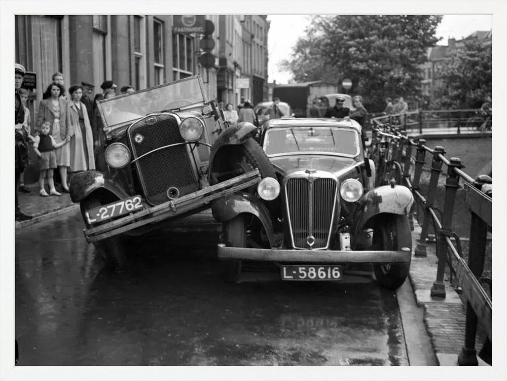 Botsing op de Oudegracht - 1951