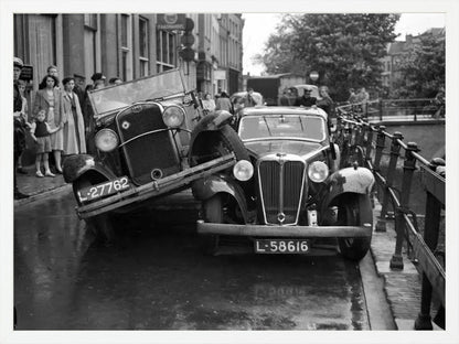 Botsing op de Oudegracht - 1951