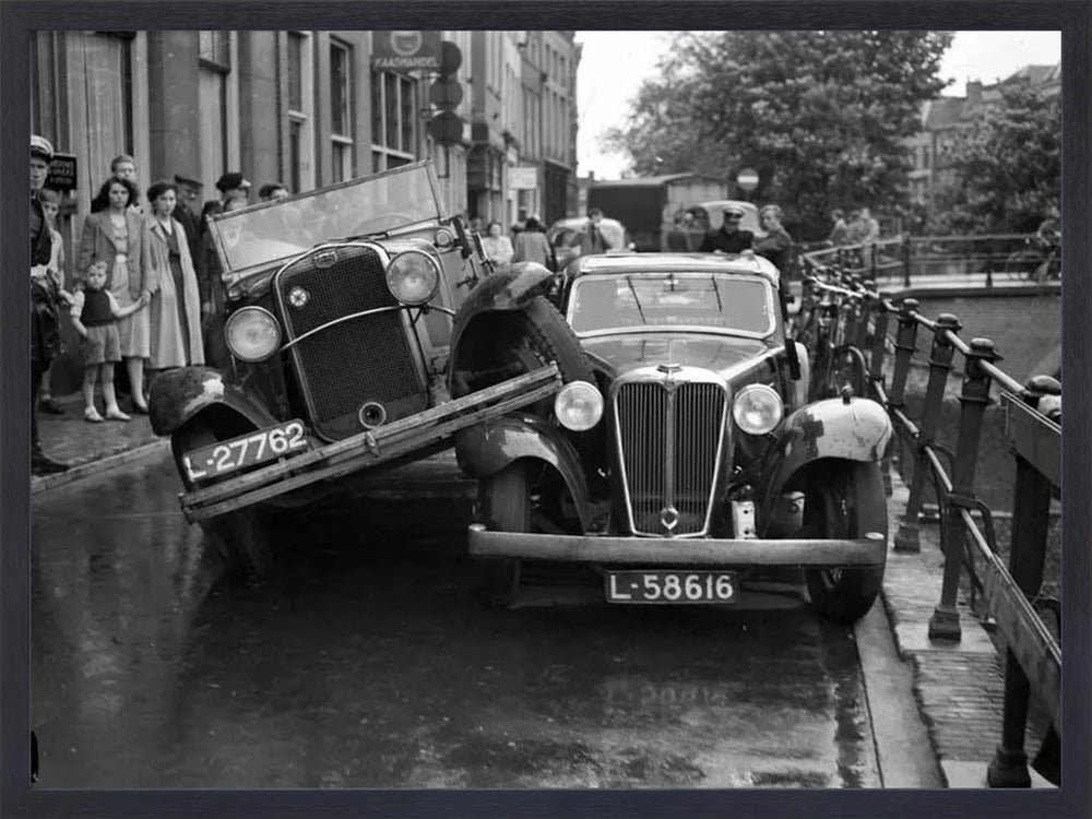 Botsing op de Oudegracht - 1951