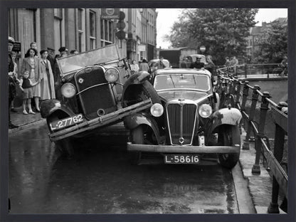 Botsing op de Oudegracht - 1951