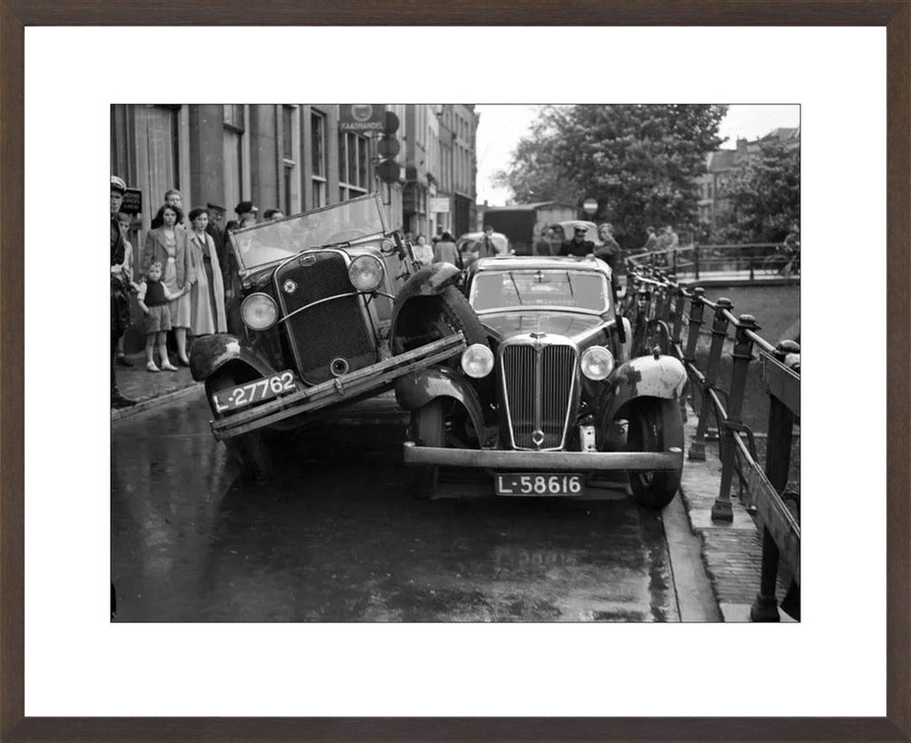 Botsing op de Oudegracht - 1951