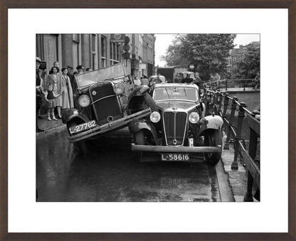 Botsing op de Oudegracht - 1951