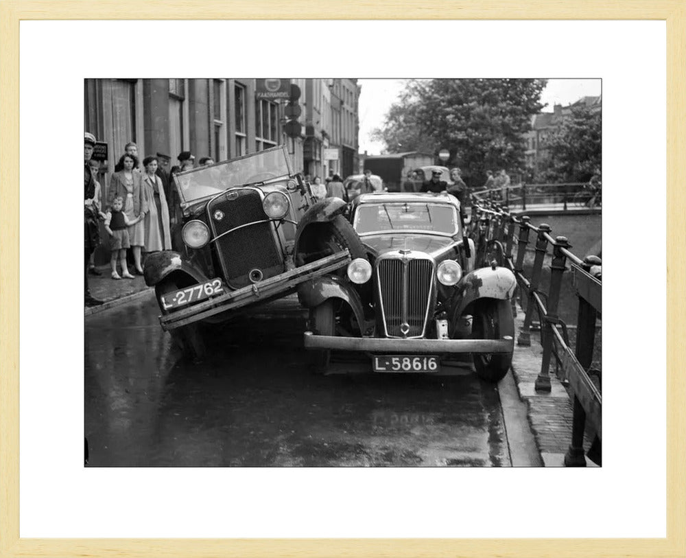 Botsing op de Oudegracht - 1951