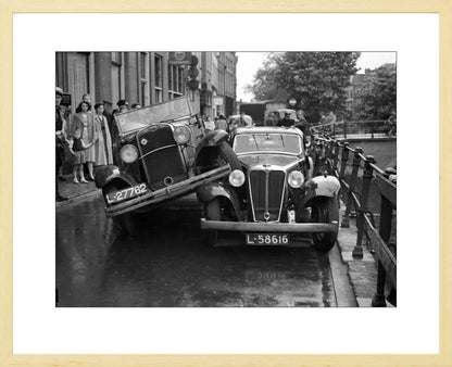 Botsing op de Oudegracht - 1951