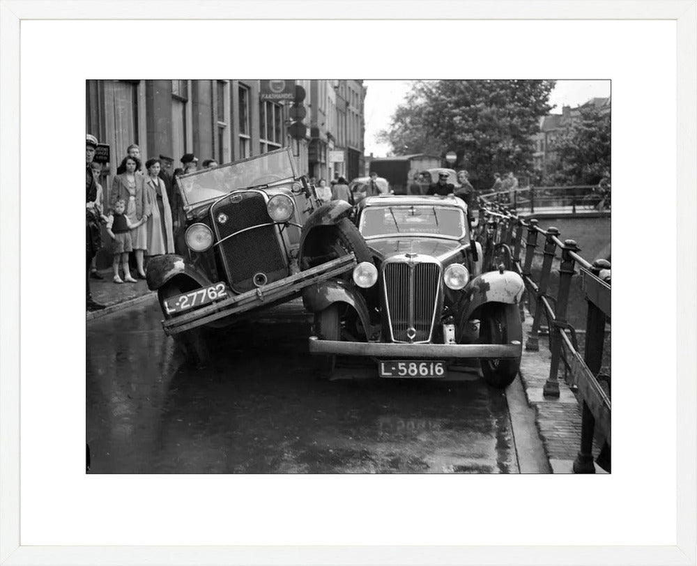 Botsing op de Oudegracht - 1951