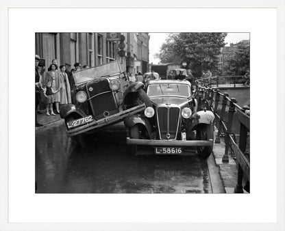 Botsing op de Oudegracht - 1951