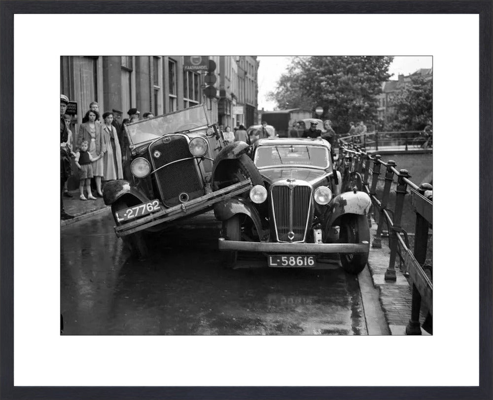 Botsing op de Oudegracht - 1951