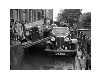 Botsing op de Oudegracht - 1951