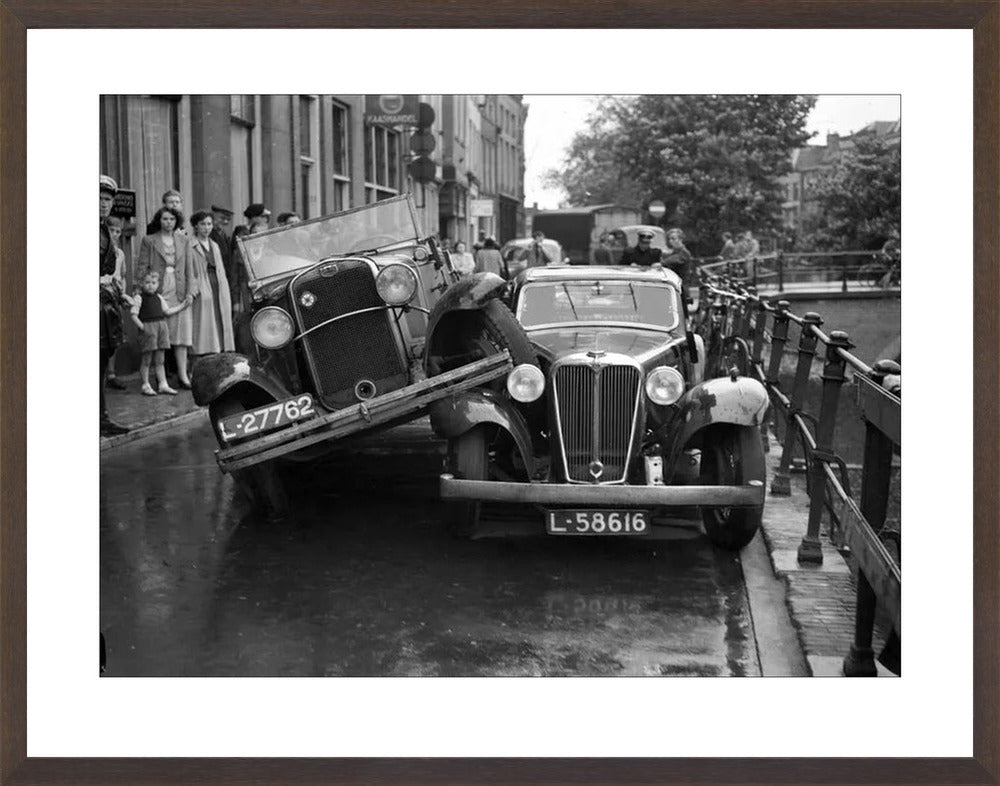 Botsing op de Oudegracht - 1951
