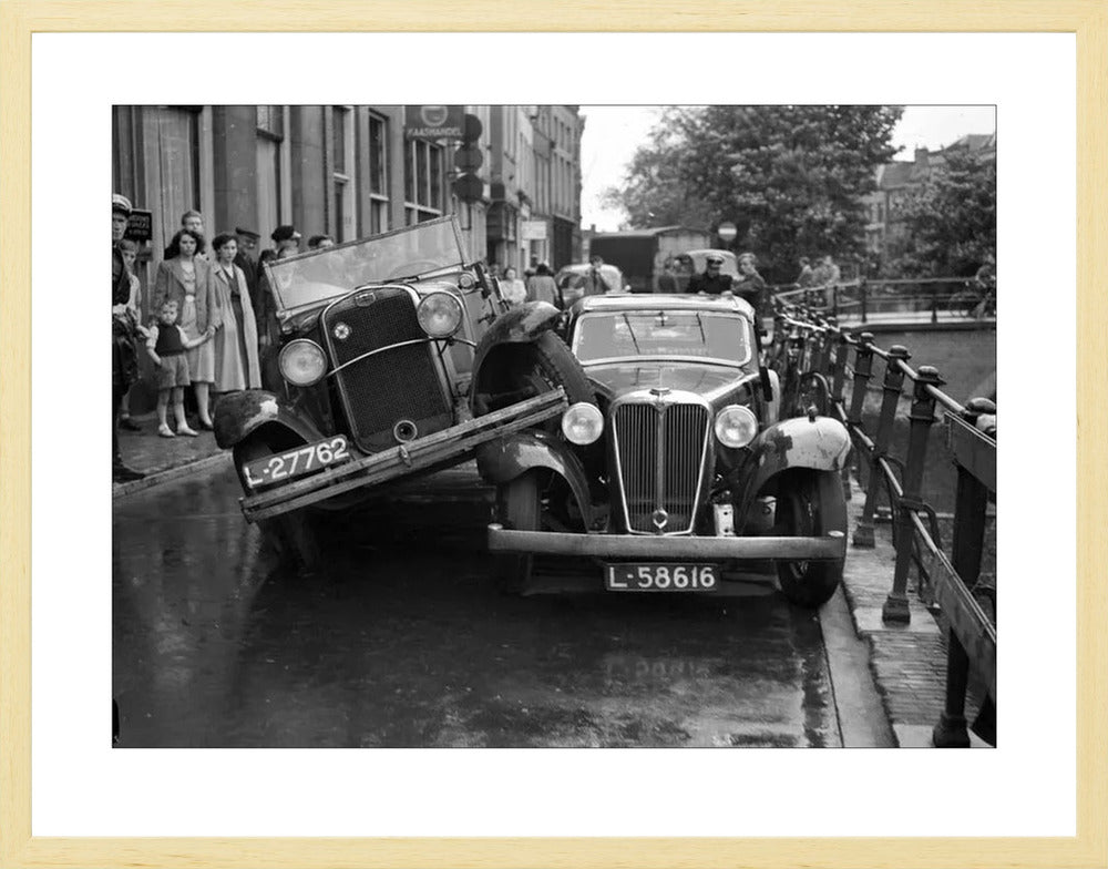 Botsing op de Oudegracht - 1951