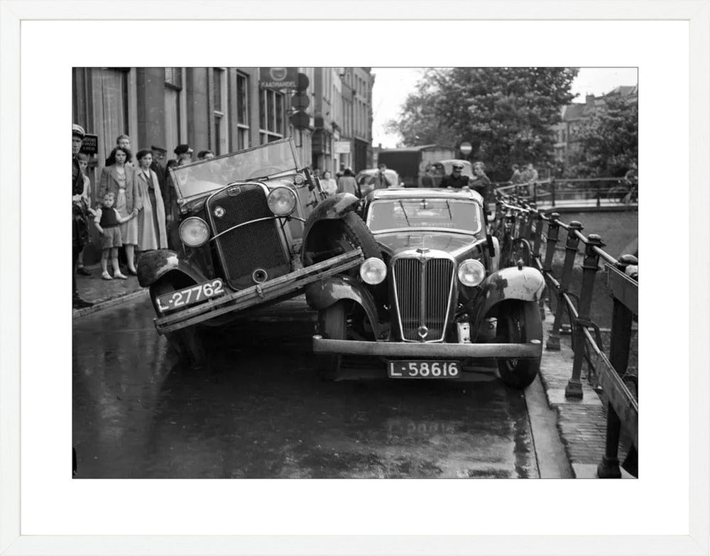Botsing op de Oudegracht - 1951