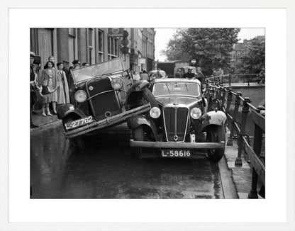 Botsing op de Oudegracht - 1951