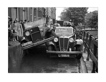 Botsing op de Oudegracht - 1951