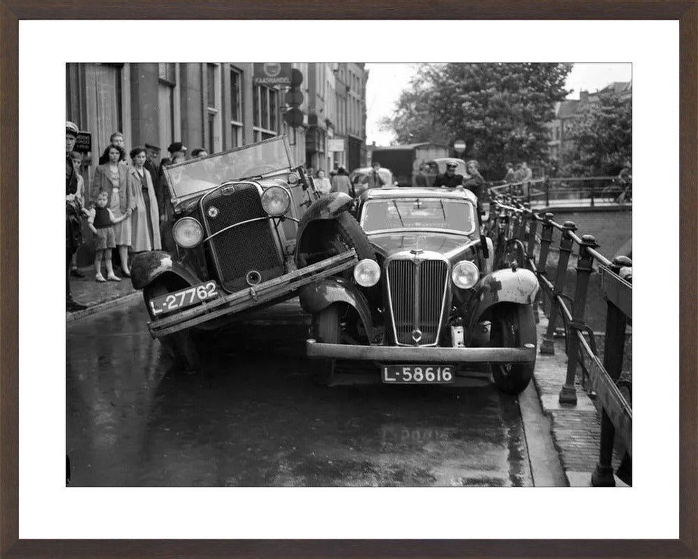 Botsing op de Oudegracht - 1951