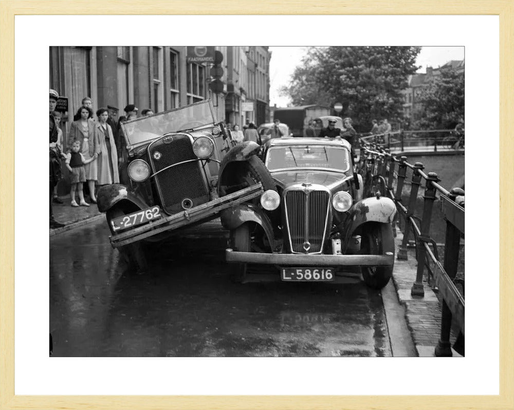 Botsing op de Oudegracht - 1951