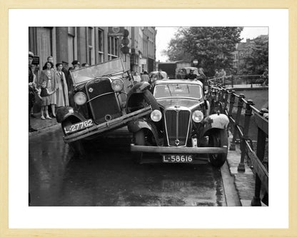 Botsing op de Oudegracht - 1951
