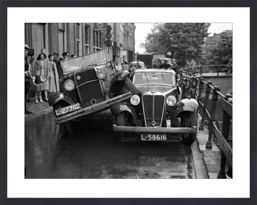 Botsing op de Oudegracht - 1951