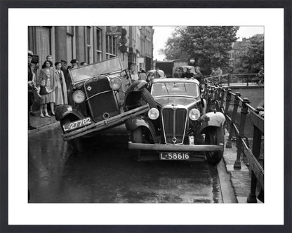 Botsing op de Oudegracht - 1951