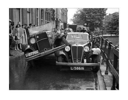 Botsing op de Oudegracht - 1951